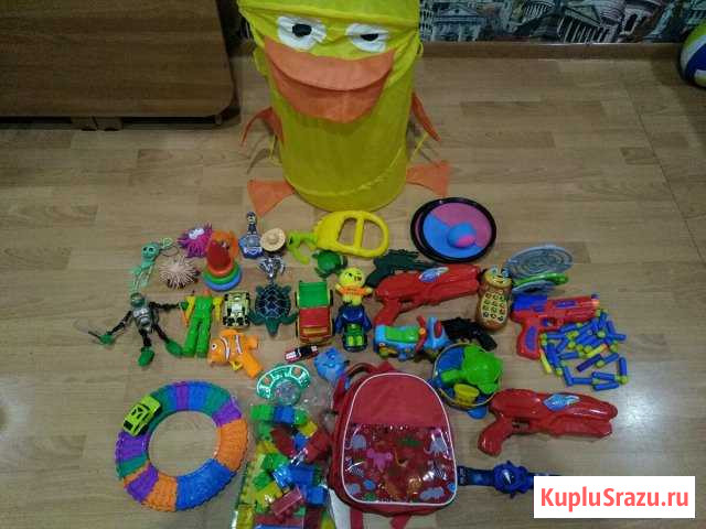 Продам корзину с игрушками Анапа - изображение 1