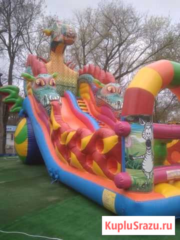 Батуты,аттракционы,паровоз,карусель,аэрохоккей Шахты - изображение 1