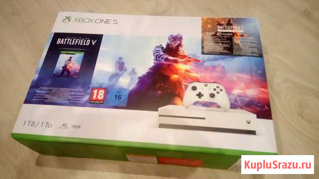 Xbox ONE S 1TB + battlefield V (deluxe edition) Выборг - изображение 1