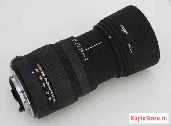 Sigma 50-200 f4-5.6 nikon + фильтры Polaroid Ступино