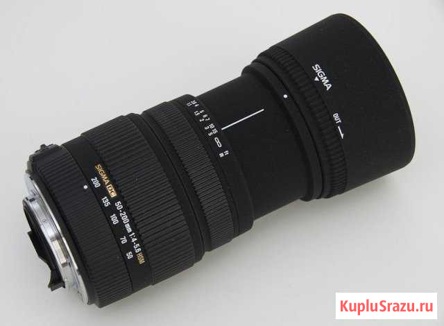 Sigma 50-200 f4-5.6 nikon + фильтры Polaroid Ступино - изображение 1