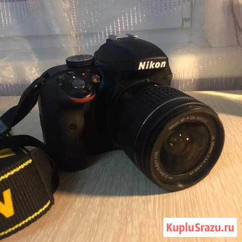 Продам фотоаппарат Nikon D3300 AF-P 18-55 VR kit Каменск-Уральский - изображение 1