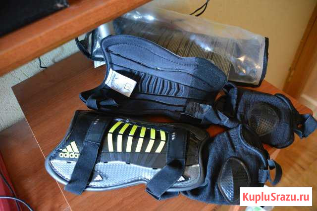 Новые щитки Adidas Loxeom Top р.L Дубна - изображение 1