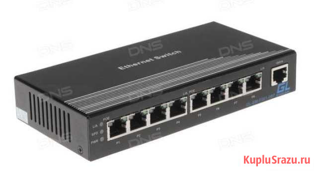 Коммутатор PoE gigalink GL-SW-F001-08P.r2 Пятигорск - изображение 1
