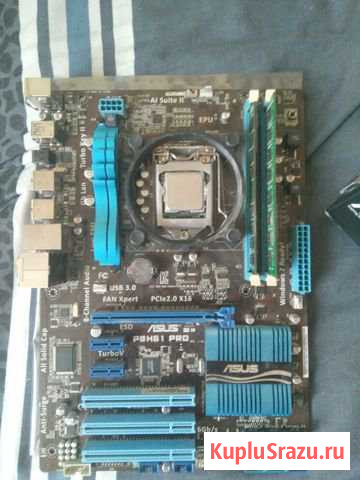 I7 2600 + (матка, оперативка, кулер, блок питания) Сыктывкар - изображение 1