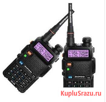 Портативные рации Baofeng UV 5R, 2шт (оригинал) Севастополь - изображение 1