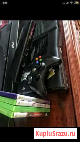 Xbox 360+kinect+8 игр+ 1 джойстик Смоленск - изображение 1