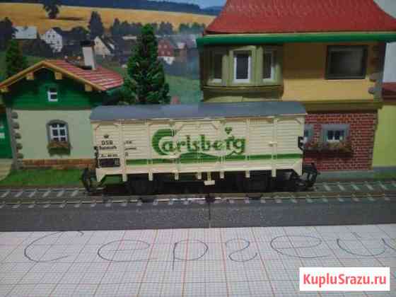Железная дорога тт 12 мм вагоны Carlsberg Комсомольск-на-Амуре