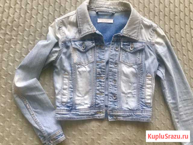 Куртка джинсовая Свитера hand made Сергиев Посад - изображение 1