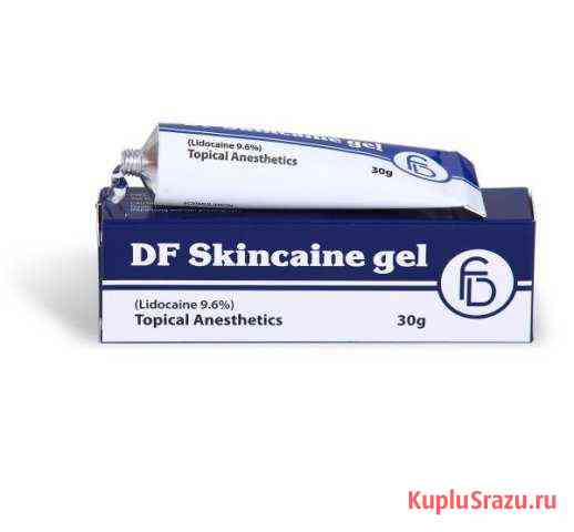 Анестезирующий гель DF Skincaine Gel тату,шугаринг Тюмень
