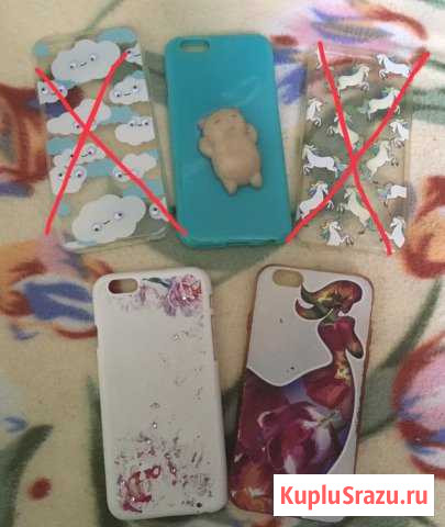 Чехлы на айфон 6,6s Старый Оскол - изображение 1