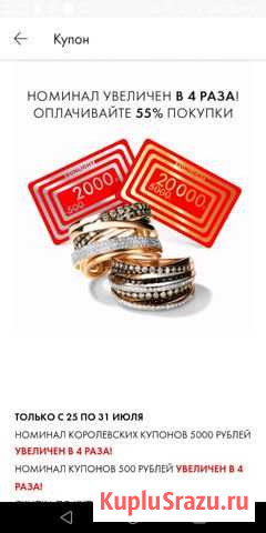 Купон Sunlight Оренбург - изображение 1