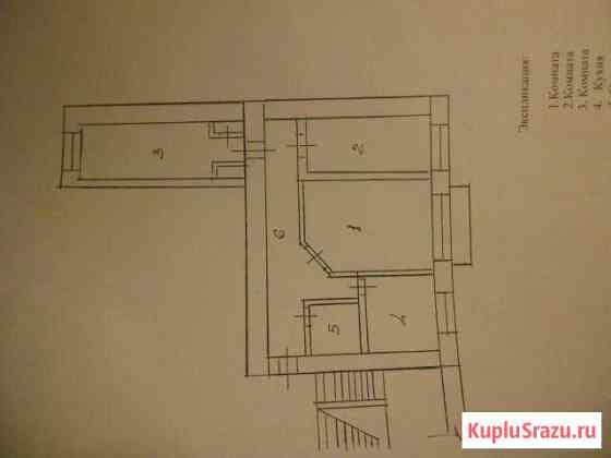 3-к квартира, 53.7 кв.м., 2/3 эт. Подпорожье