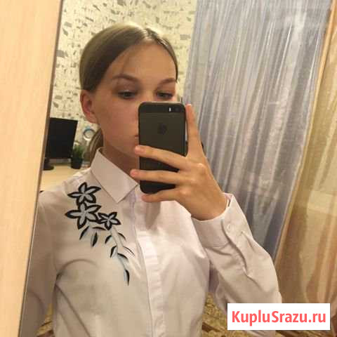 Рубашка белая с принтом Йошкар-Ола - изображение 1