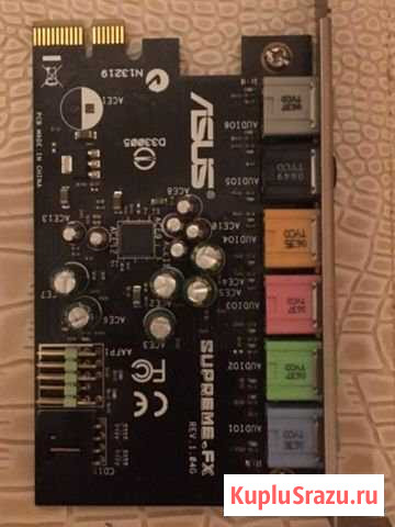 Звуковая карта Asus Supreme FX REV. 1.04G Смоленск - изображение 1