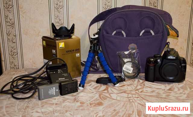 Фотоаппарат Nikon D5000 Body + комплект Северодвинск - изображение 1