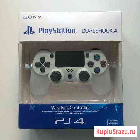 Sony DualShock 4 (белый, новый) Мурманск