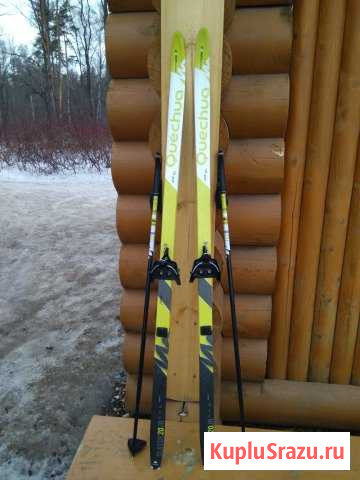 Детские лыжи, ботинки и палки Quechua (Decathlon) Мытищи - изображение 1