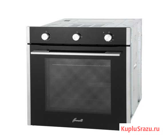 Газовый духовой шкаф Fornelli FGA 60 Destro IX/BL Нальчик - изображение 1