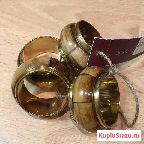 Кольца для салфеток Zara home из латуни Череповец - изображение 1