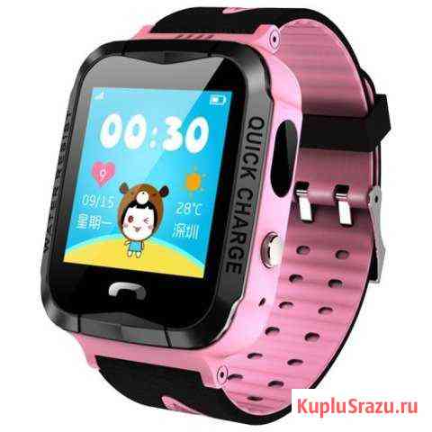 Детские умные часы Smart Baby Whatch с GPS Розовые Воронеж