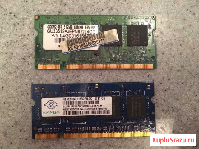 Оперативная память DDR2 для ноутбука Протвино - изображение 1