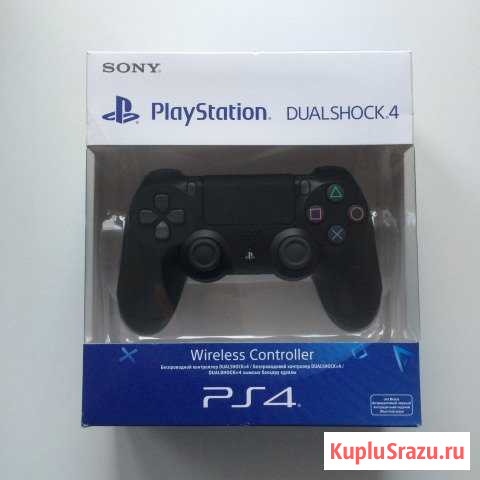 Геймпад Sony DualShock 4 (черный, новый) Мурманск - изображение 1
