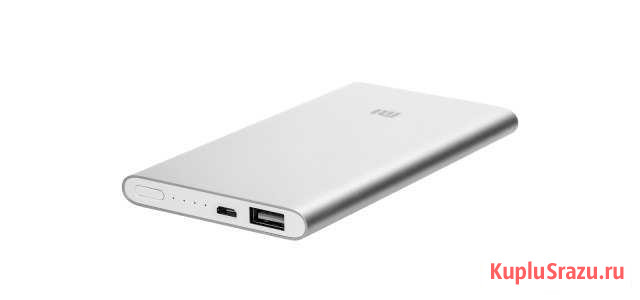 Xiaomi Power Bank Mi 2 5000 mAh PLM10ZM Slim Самара - изображение 1