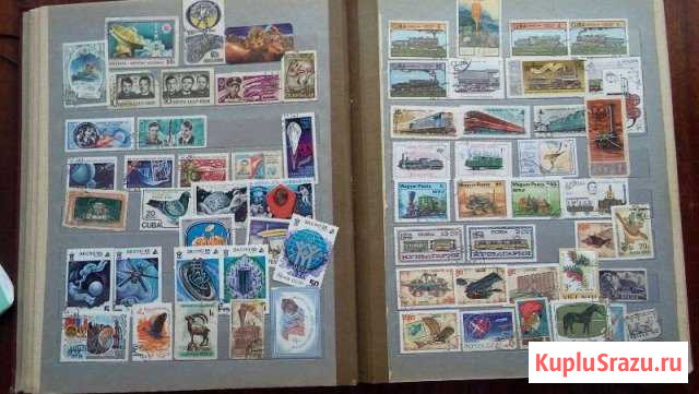 Продам альбом с марками разных годов Нартан - изображение 1