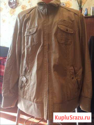 Мужская кожаная куртка Демьяново - изображение 1