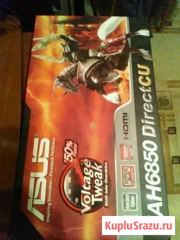 Видеокарта Asus 6850 EAH (Radeon HD 6850 ) Кстово - изображение 1