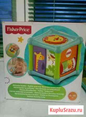 Развивающий кубик Fisher-Price Веселые животные Анапа