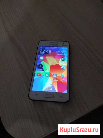 SAMSUNG Galaxy Core 2 duos (SM-G355H) белый, 4 гб Серпухов - изображение 1