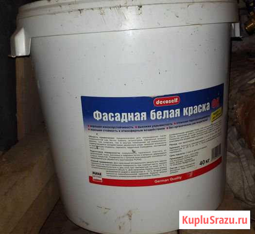 Decoself Краска фасадная бежевая фк 40кг Александров - изображение 1