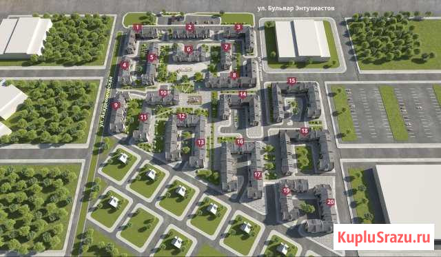 3-к квартира, 80.8 кв.м., 3/4 эт. Тамбов - изображение 1