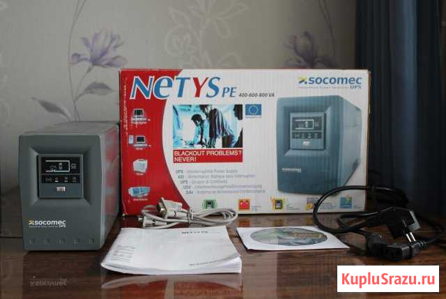Ибп Socomec netys PE 800 VA с батареей CSB HR1234W Екатеринбург - изображение 1