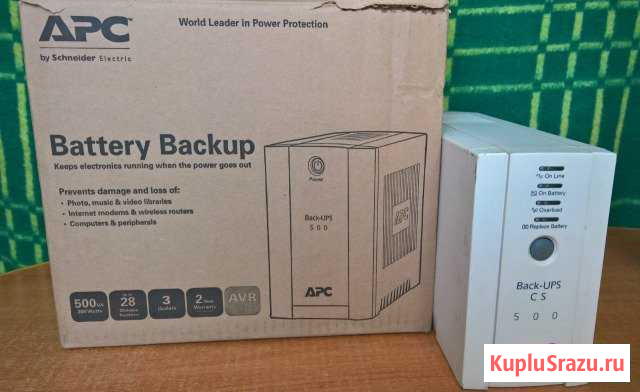 Продам стабилизатор напряжения APC Back-UPS 500VA Ивангород - изображение 1