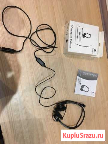 Наушники Logitech PC Headset 960 USB Сургут - изображение 1