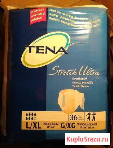 Подгузники взрослые Tena Stretch Ultra Brief L/XL Химки - изображение 1