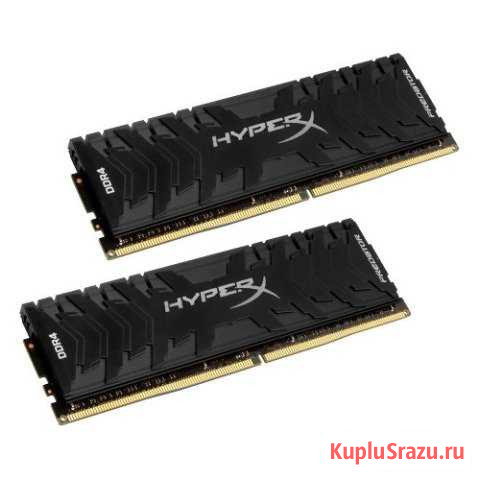Оперативная память Kingston DDR4-3000 2x8Gb dimm Нальчик - изображение 1