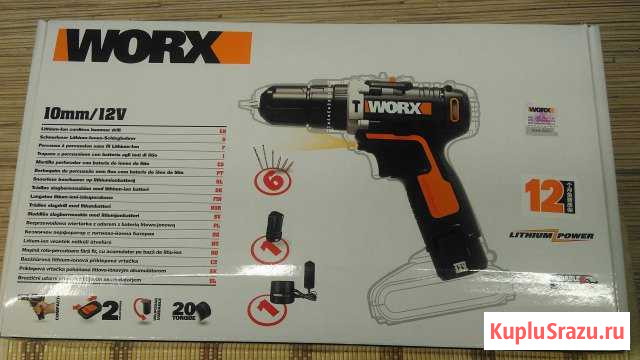 Ударный шуруповерт worx WX-129.3 Кораблино - изображение 1