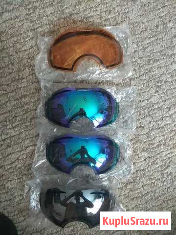 Оранжевая линза Oakley. Горнолыжная маска. Очки Новокузнецк - изображение 1