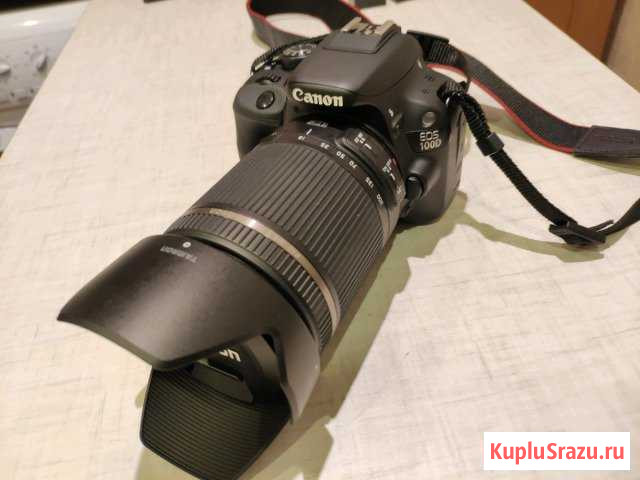 Canon 100d kit + Tamron 18-200mm Ступино - изображение 1