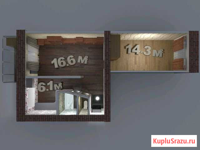 2-к квартира, 45 кв.м., 4/5 эт. Нижний Новгород - изображение 1