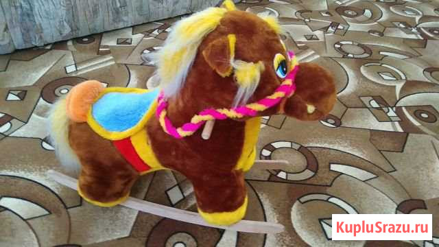 Игрушка лошадка качалка Грэсовский - изображение 1