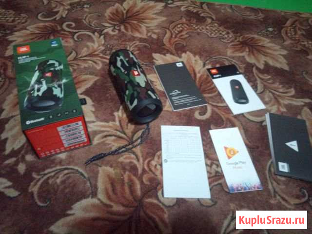 Продам колонку JBL flip 4 хаки Оригинал Бутурлиновка - изображение 1