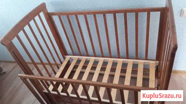 Детская кроватка с маятником Барнаул - изображение 1