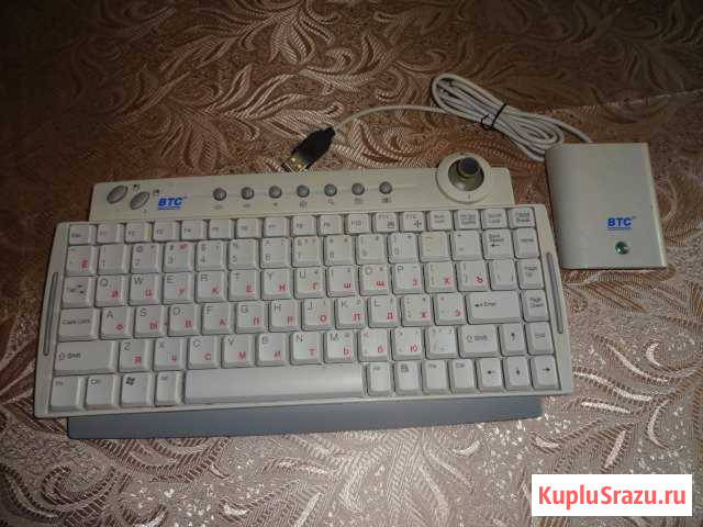 Клавиатура BTC 9116URF White USB Октябрьский - изображение 1
