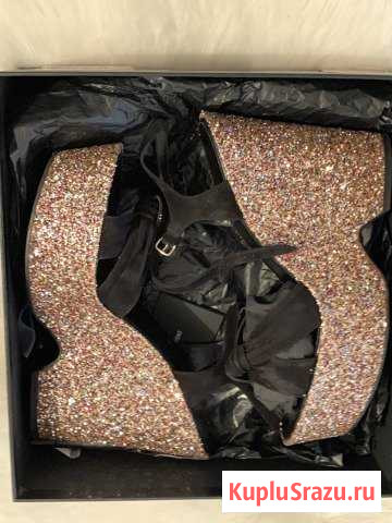 Босаножки на танкетке Saint Laurent Красногорск - изображение 1