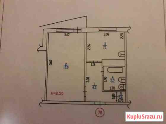 1-к квартира, 32 кв.м., 9/9 эт. Заринск